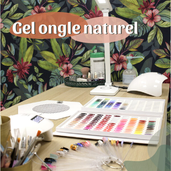 Gel sur ongle naturel (base ou couleur)